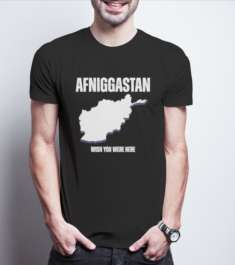 Afniggastan Wish You Were Here Afghanistan T-Shirt