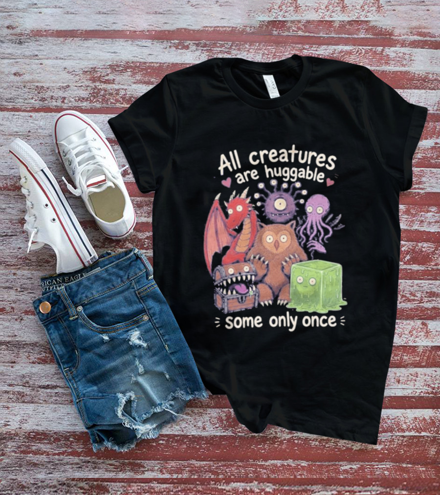 Dungeons & Dragons Creatures Huggable Once Cute Monster T-Shirt