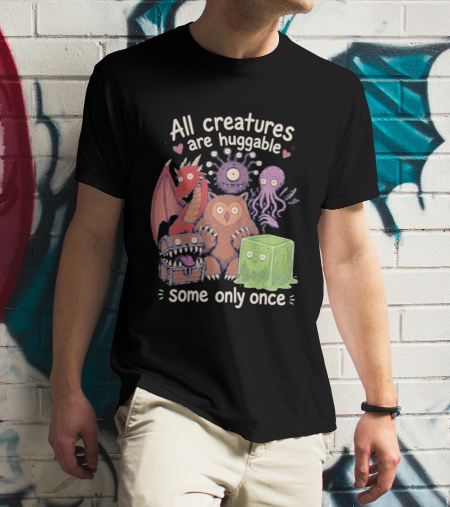 Dungeons & Dragons Creatures Huggable Once Cute Monster T-Shirt