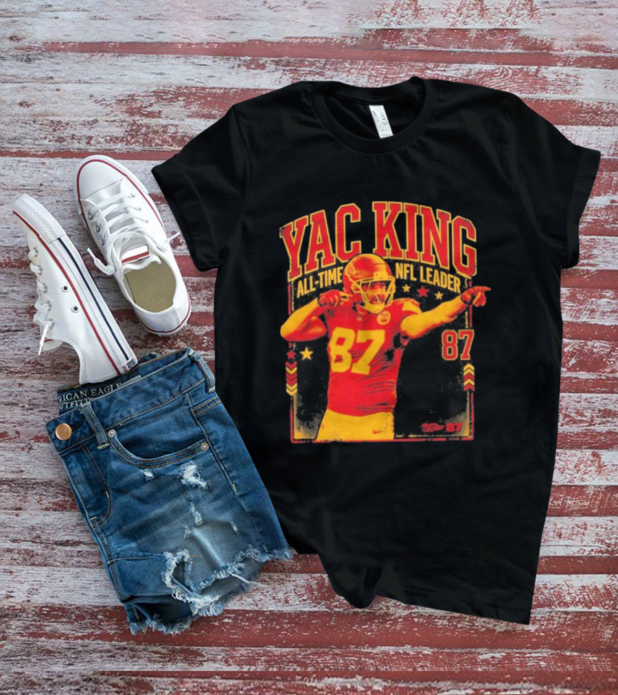 YAC King #87 All Time NFL Leader T-Shirt