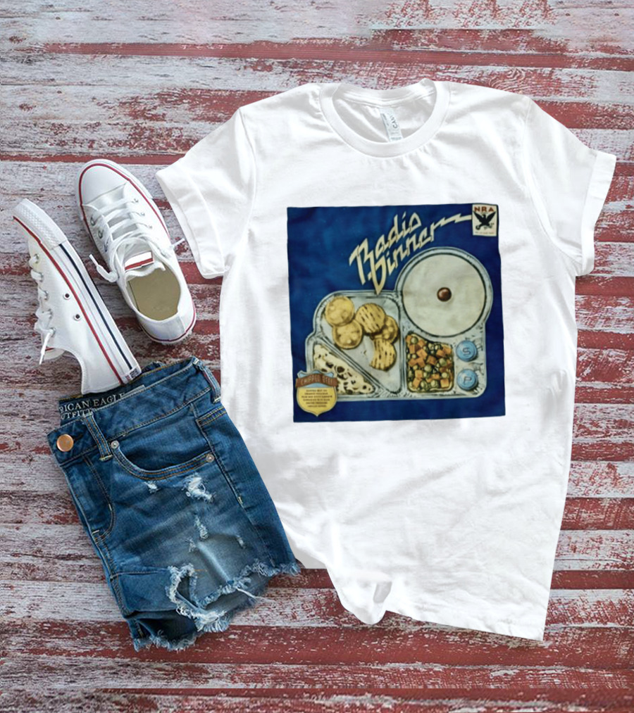 Radio Dinner Chipped Beef NRA Food Tray T-Shirt