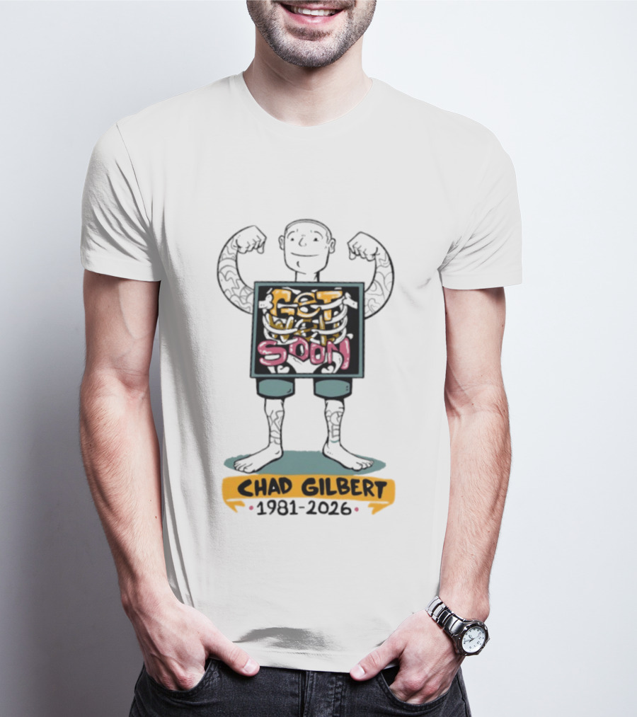 Chad Gilbert Get Well Soon 1981 2026 New Found Glory Tattoo T-Shirt