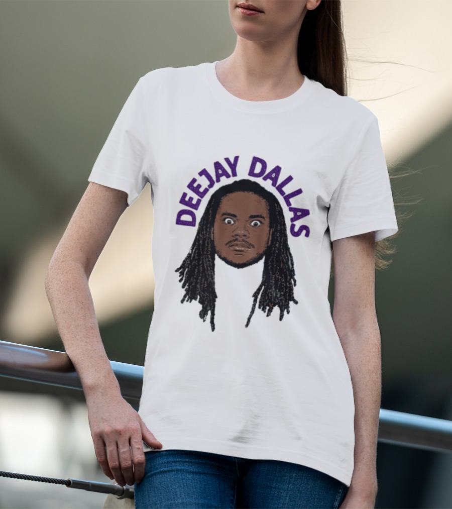 DeeJay Dallas Headshot Illustration Minnesota Football T-Shirt