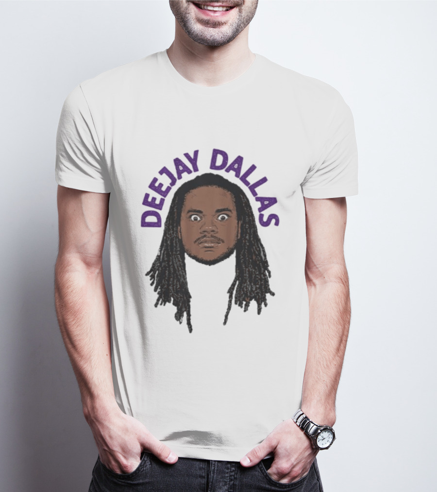 DeeJay Dallas Headshot Illustration Minnesota Football T-Shirt