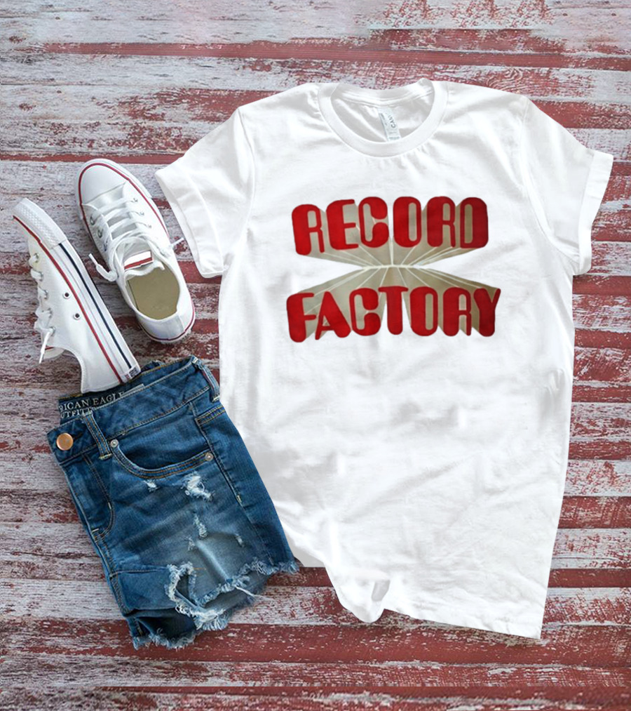 Record Factory Sunnyvale Music Retro Nostalgia T-Shirt