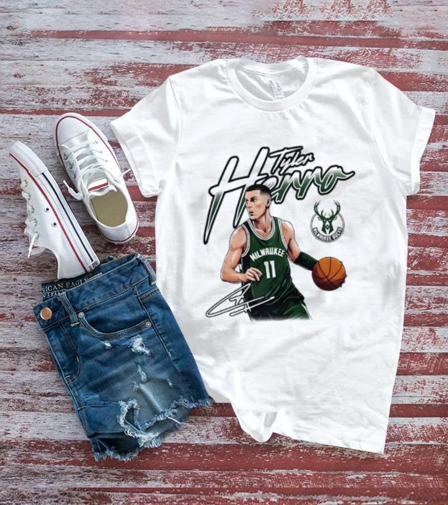 Tyler Herro Milwaukee Bucks Number 11 Basketball Player T-Shirt