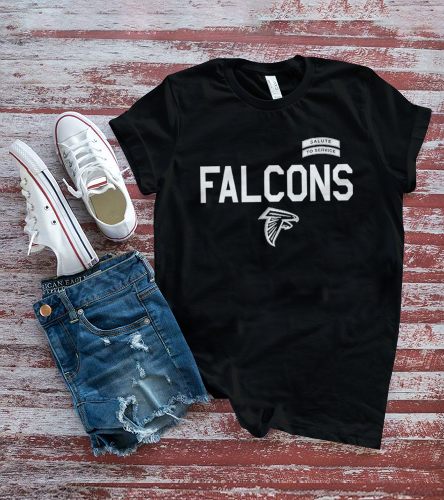 Atlanta Falcons 2026 Salute To Service FALCONS Military T-Shirt