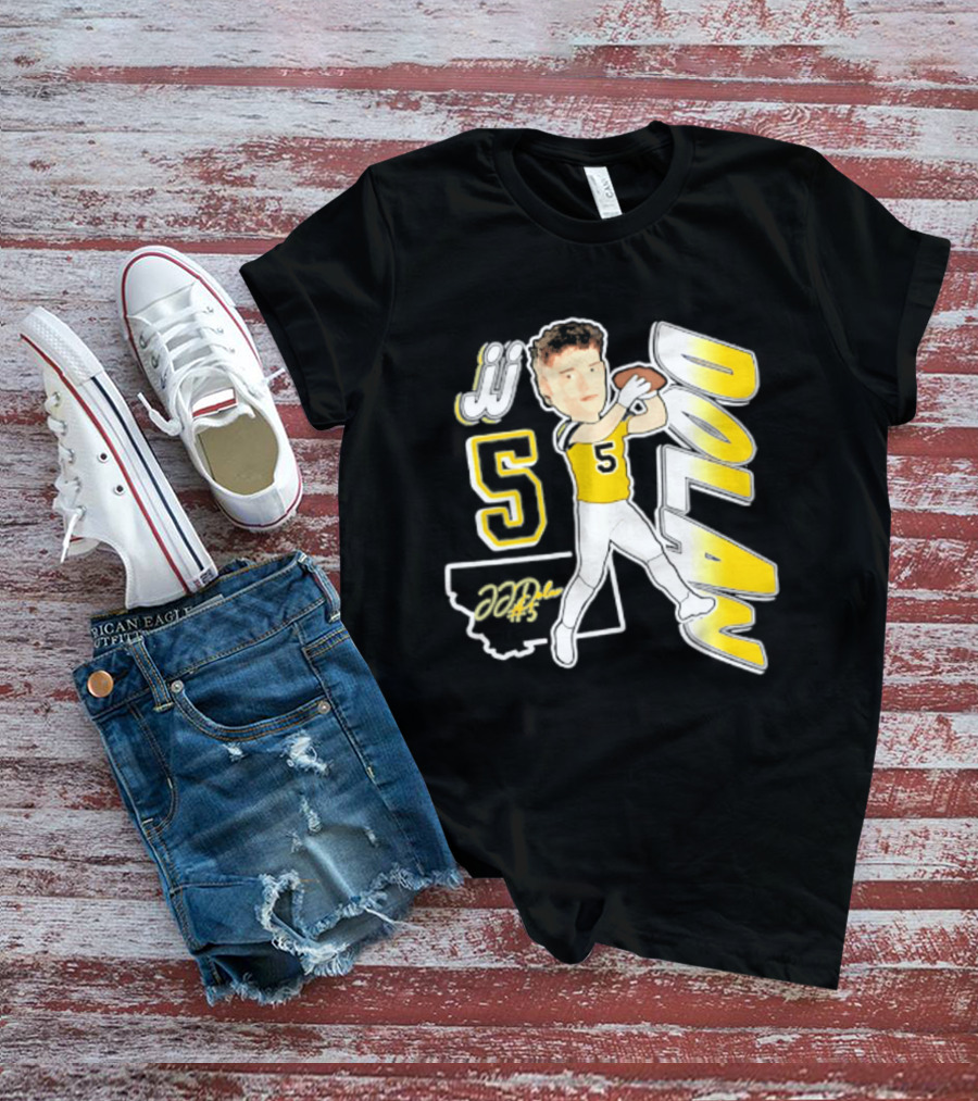 JJ Dolan Montana State Bobcats Player 2026 Caricature T-Shirt