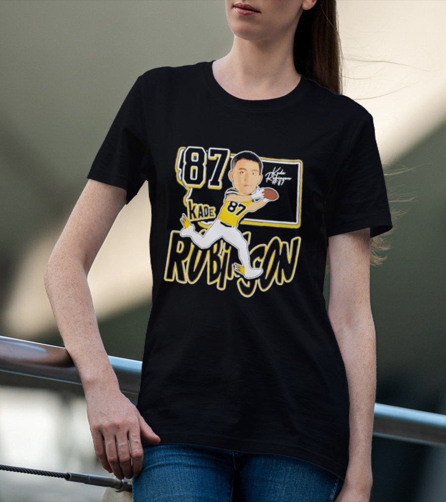Kade Robinson 87 Montana State Bobcats Football Player 2026 Caricature T-Shirt