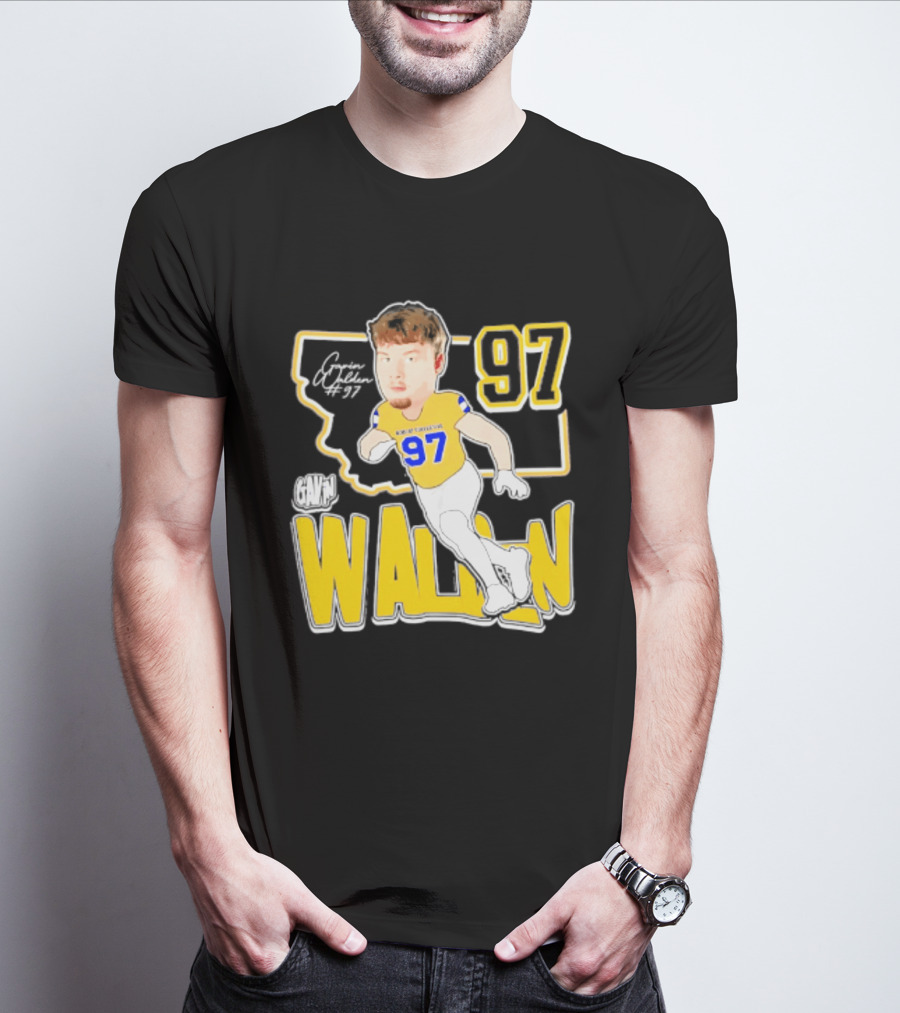 Montana State Bobcats Player Walden 97 Caricature 2026 T-Shirt