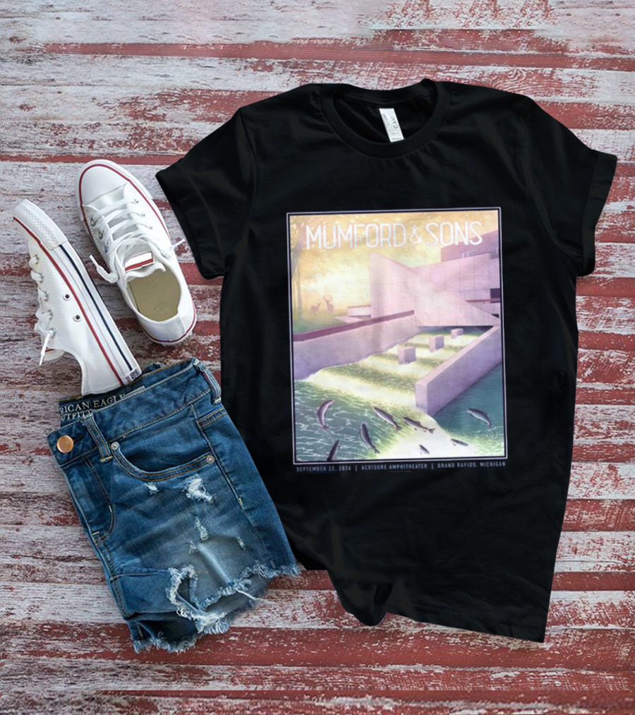 Mumford And Sons September 22 2026 Grand Rapids Acrisure Amphitheater Event T-Shirt