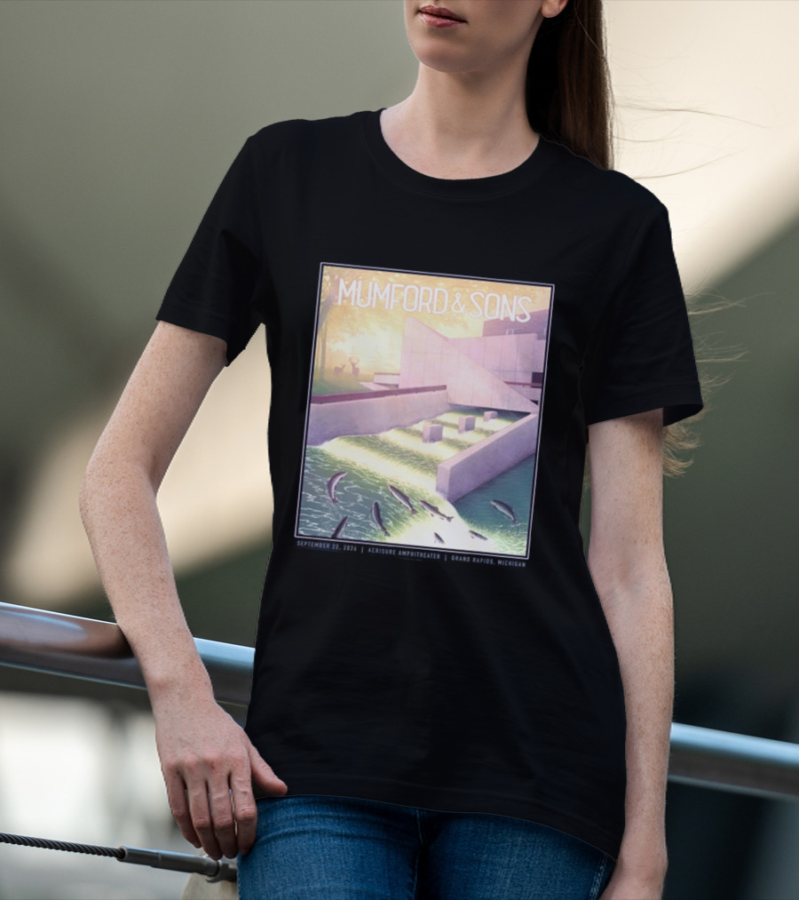 Mumford And Sons September 22 2026 Grand Rapids Acrisure Amphitheater Event T-Shirt