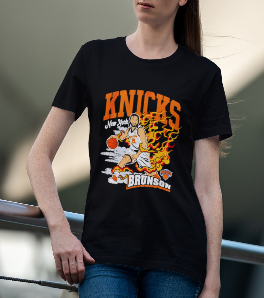 Knicks Jalen Brunson Fired Up New York Knicks T-Shirt