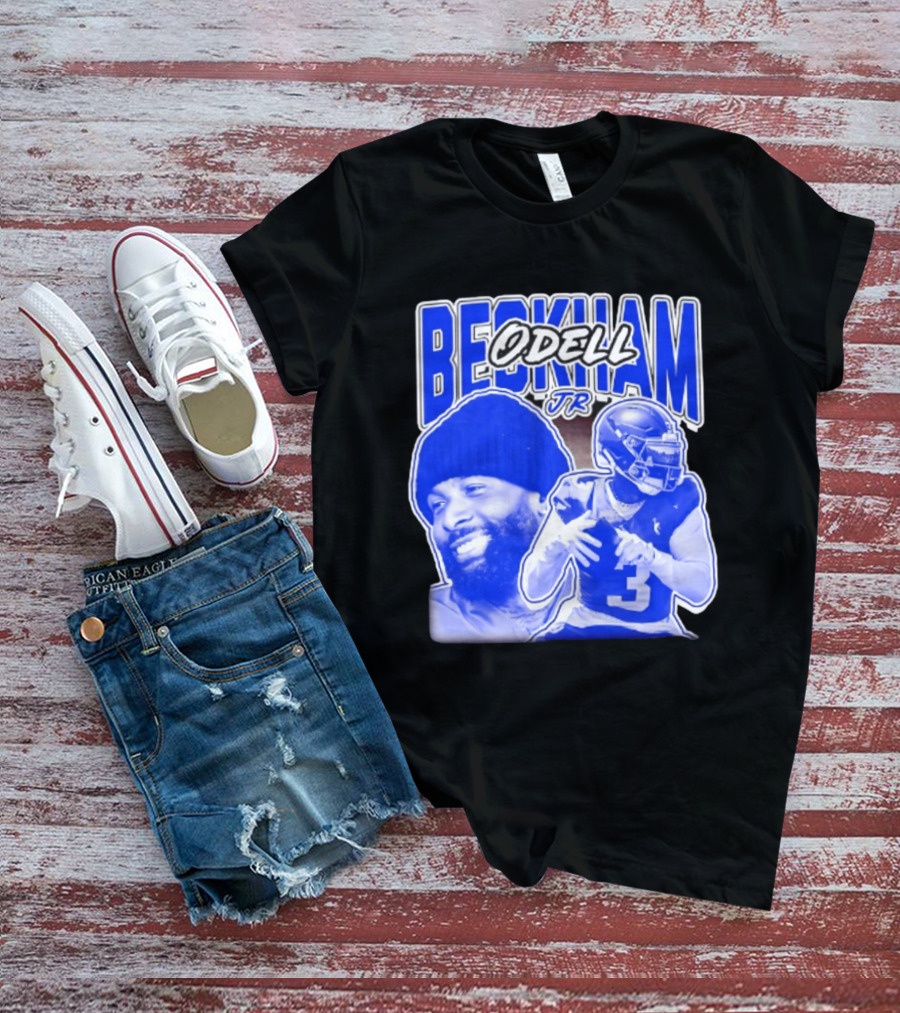 Odell Beckham Jr New York Giants Beckham JR Football Helmets Sports T-Shirt
