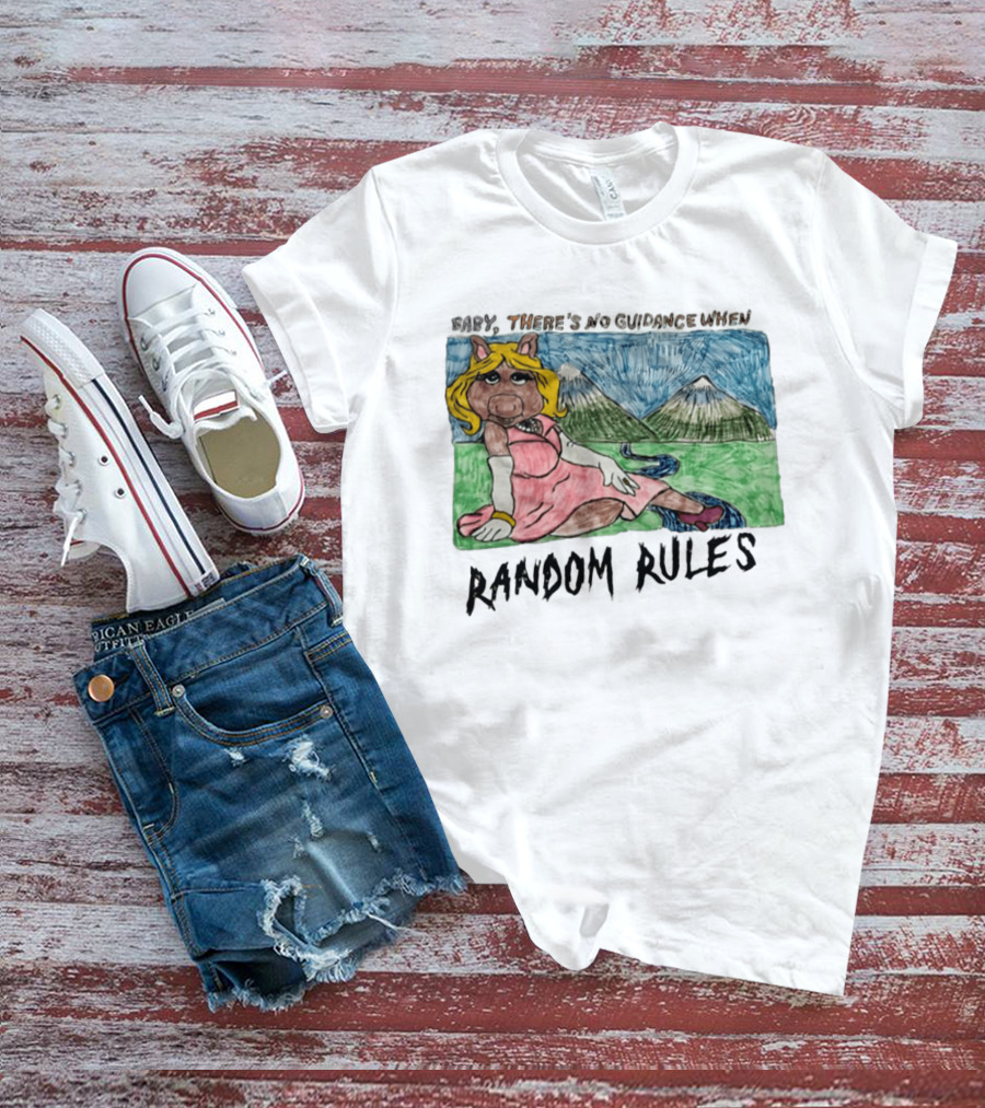 Baby There's No Guidance When Random Rules Miss Piggy Mountains Stream T-Shirt
