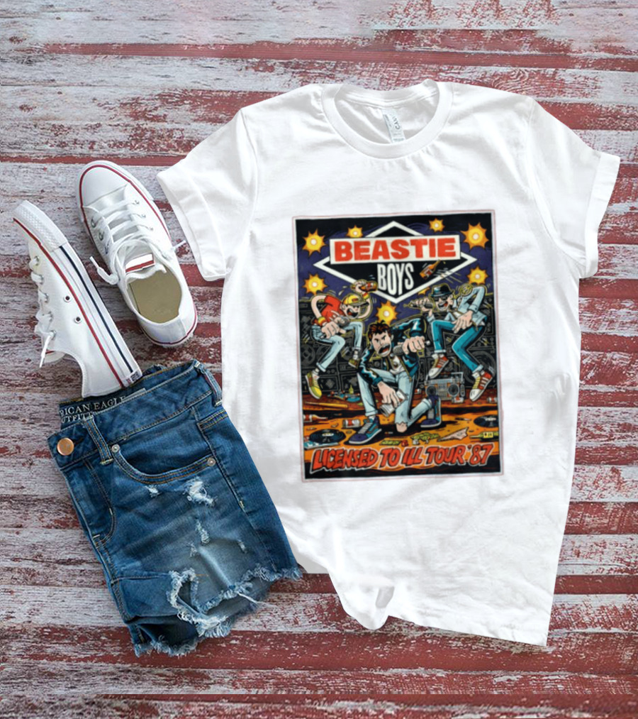 Beastie Boys Licensed To Ill Tour ’87 T-Shirt