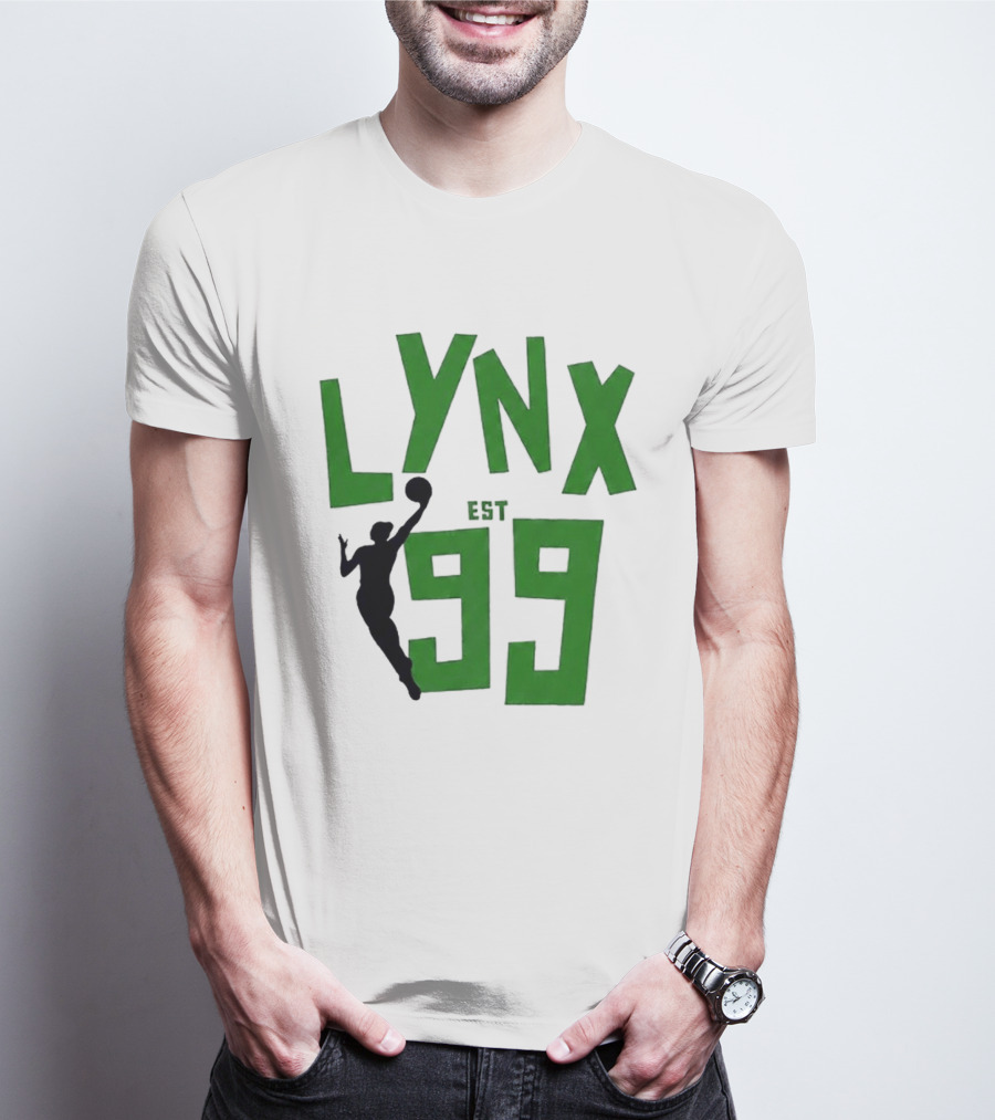 Lynx EST 99 Green Basketball T-Shirt