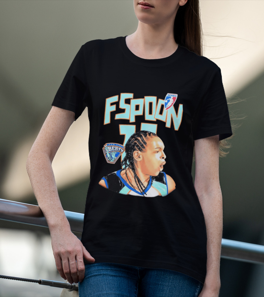 WNBA New York Liberty F Spoon 11 Iconic Player T-Shirt