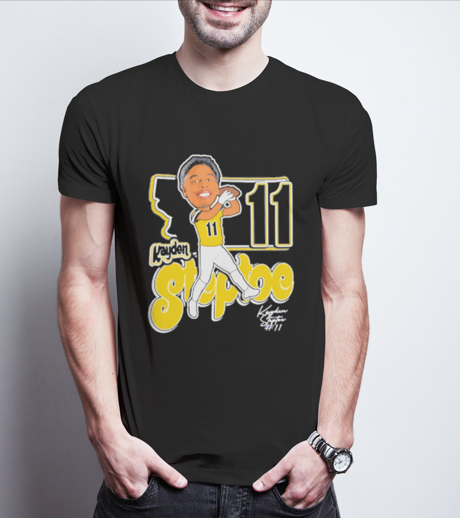 Montana State Bobcats Kayden Steptoe 11 Caricature 2026 T-Shirt