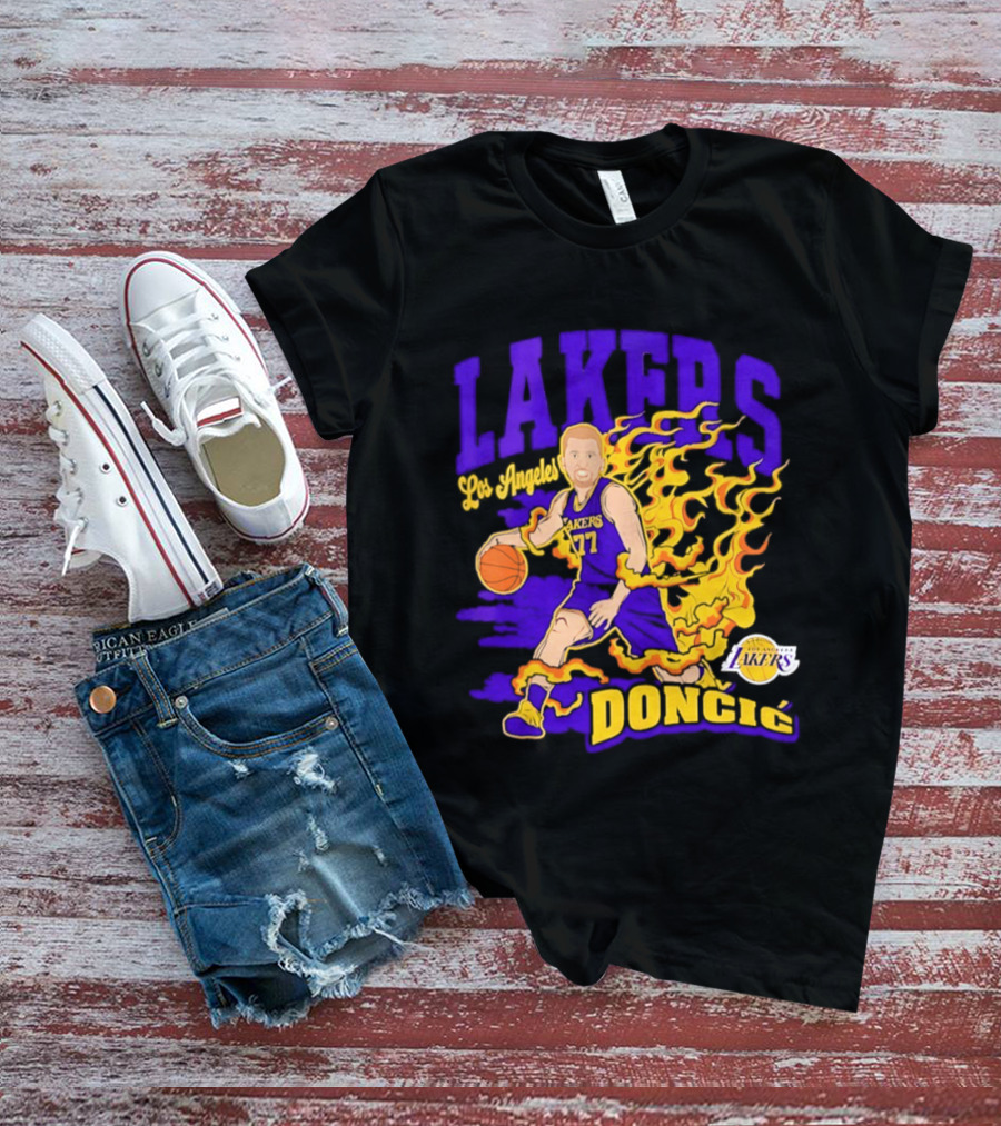 Los Angeles Lakers Luka Dončić Los Angeles Lakers Dončić T-Shirt