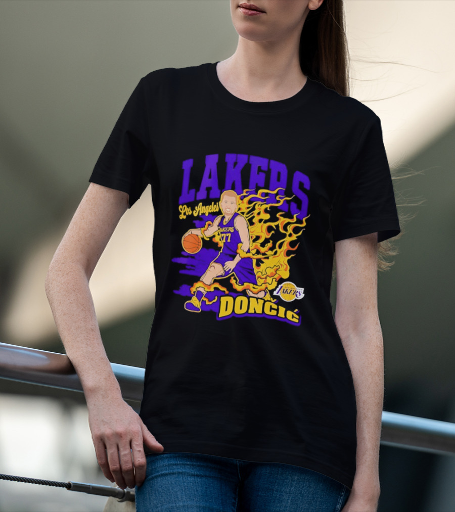 Los Angeles Lakers Luka Dončić Los Angeles Lakers Dončić T-Shirt