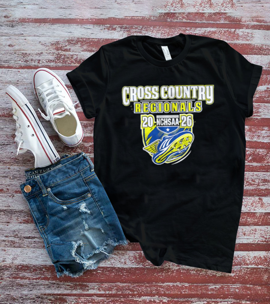 Cross Country Regionals 2026 North Carolina Running Event Crest T-Shirt