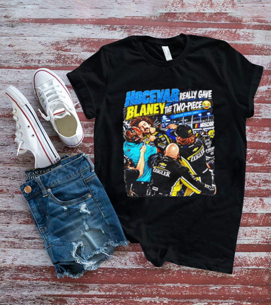Hocevar Really Gave Blaney The Two Piece NASCAR After Dark T-Shirt