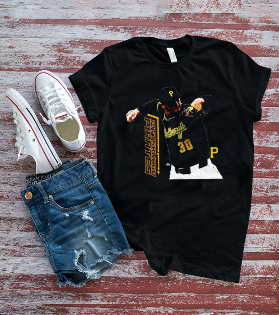 Paul Skenes Pittsburgh Pirates 30 MLB Pitcher Swing T-Shirt