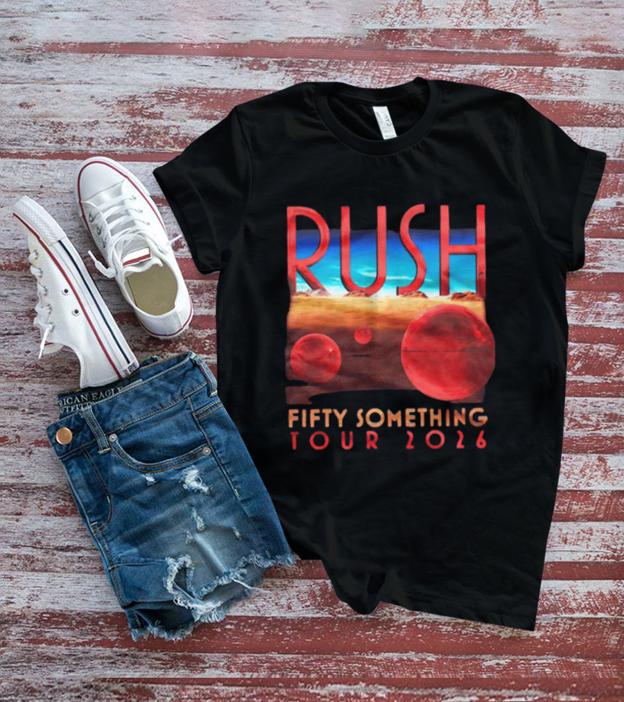 Rush Fifty Something Tour 2026 Spheres T-Shirt