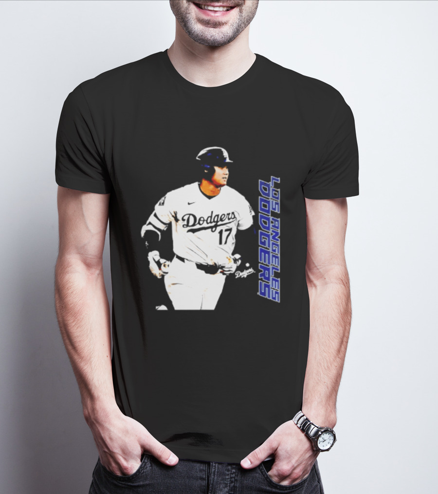 Shohei Ohtani Los Angeles Dodgers MLB Swing 17 T-Shirt