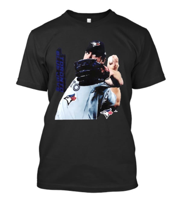 Trey Yesavage Toronto Blue Jays MLB Player Pitching Action T-Shirt