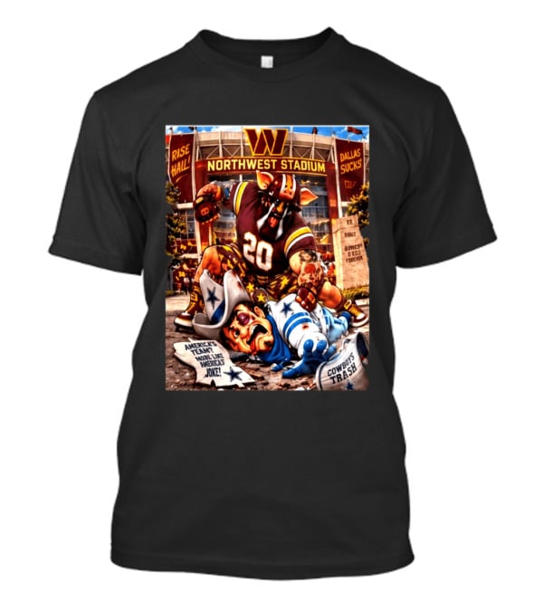 Washington Hogs Northwest Stadium Dallas Rivalry Clash Mascot Showdown T-Shirt