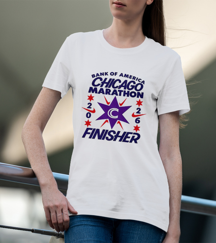 Bank Of America Chicago Marathon 2026 Finisher C Star Nike T-Shirt