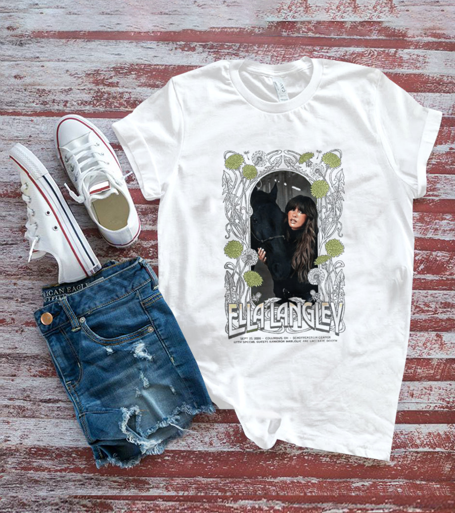 Ella Langley Columbus OH Special Guests Schottenstein Center September 25 2026 T-Shirt