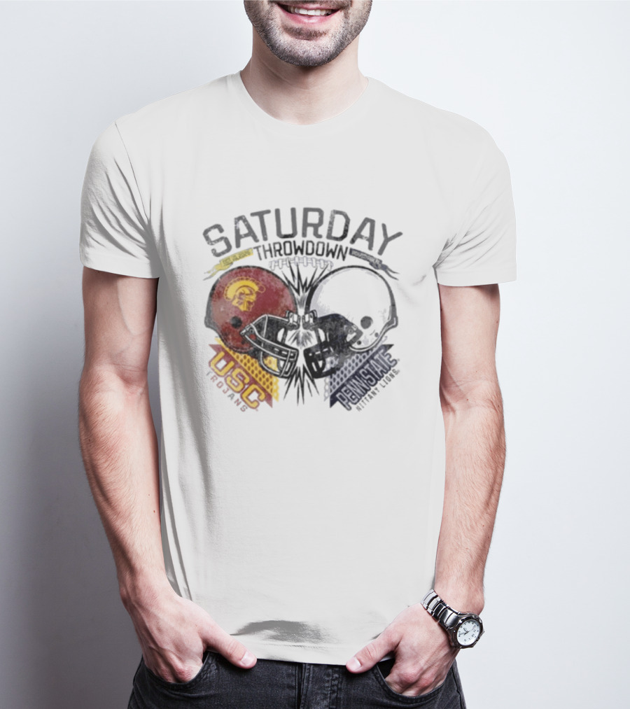 Saturday Throwdown Penn State Nittany Lions Vs USC Trojans Football 2026 T-Shirt