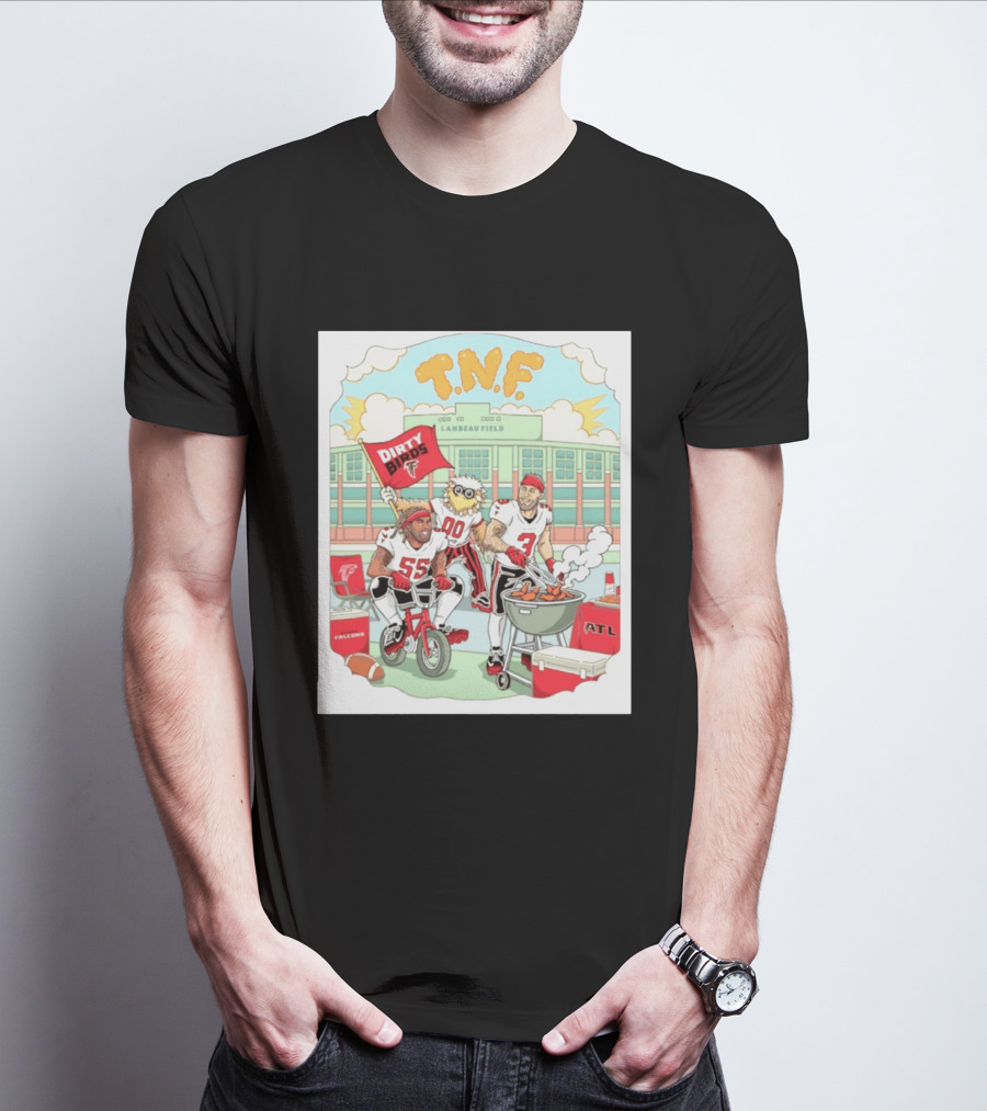 Atlanta Falcons Dirty Birds TNF Lambeau Field Tailgate Cooking T-Shirt
