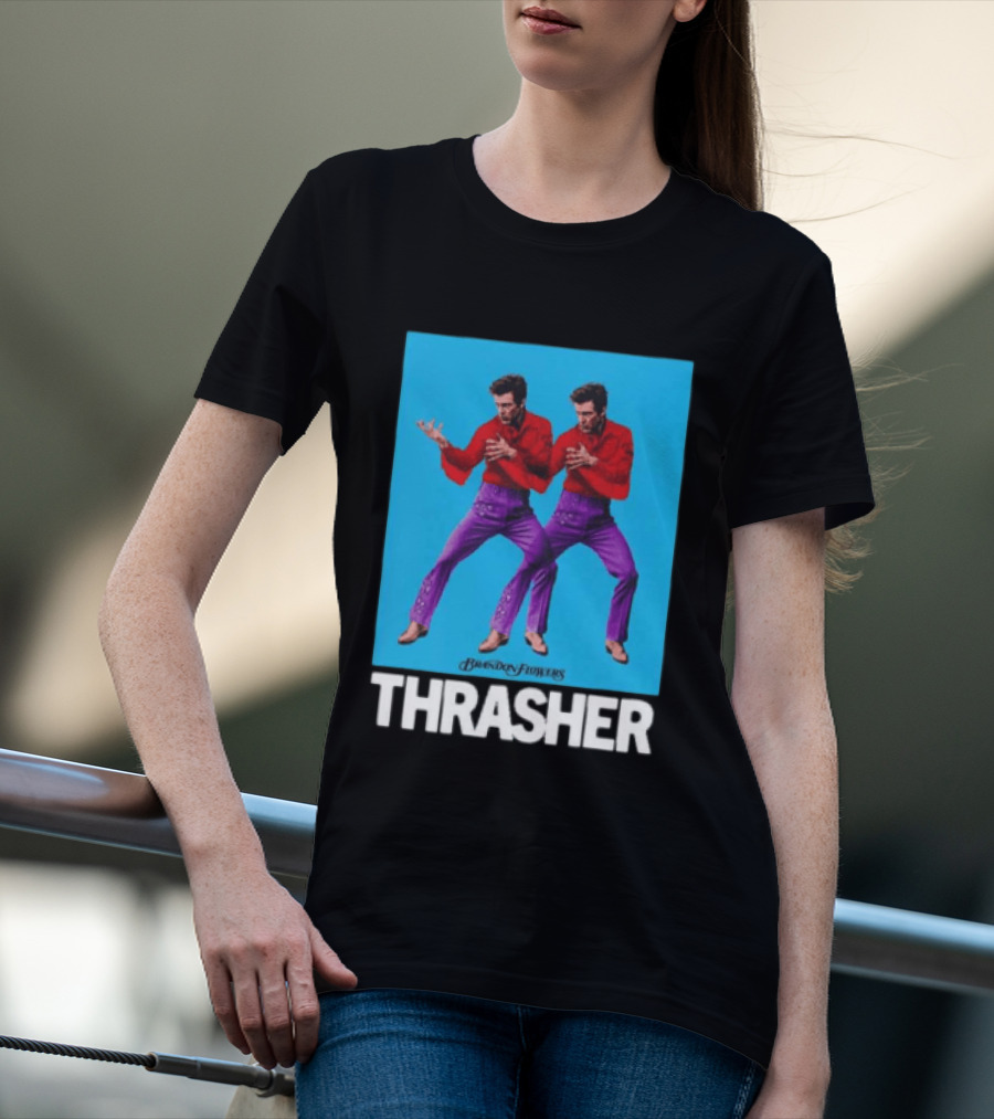 Brandon Flowers 2026 Thrasher Tour Double Vision T-Shirt