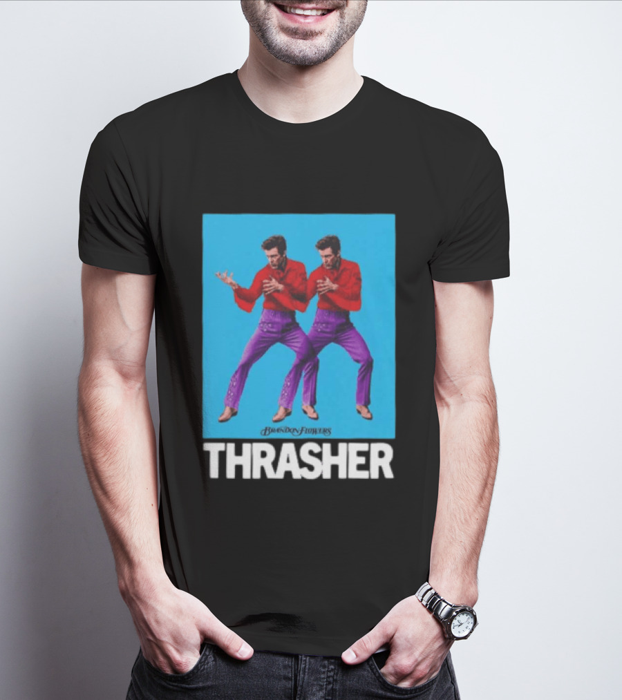 Brandon Flowers 2026 Thrasher Tour Double Vision T-Shirt