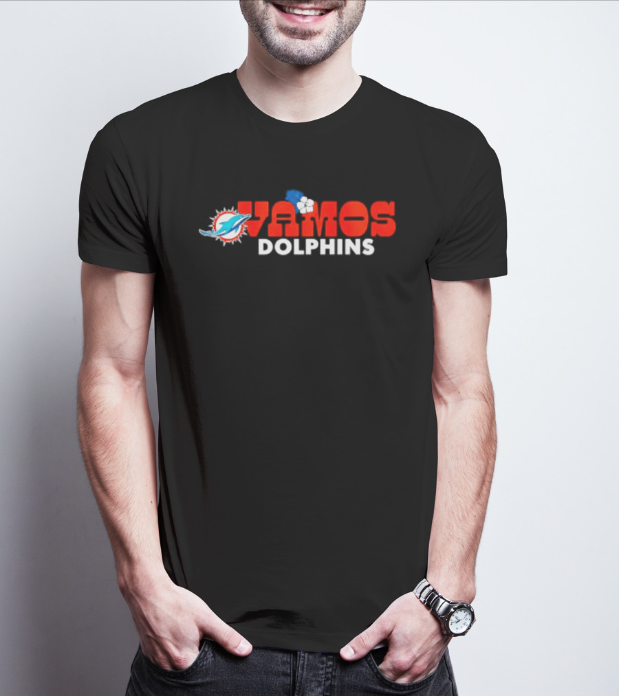 Miami Dolphins Vamos Hispanic Heritage Month Teal 2026 Celebrating Culture And Pride T-Shirt