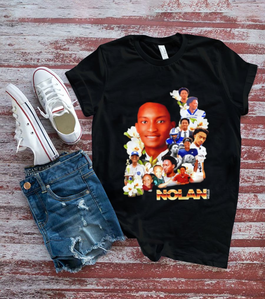 Justice For Nolan Wells 2026 Memorial Collage T-Shirt