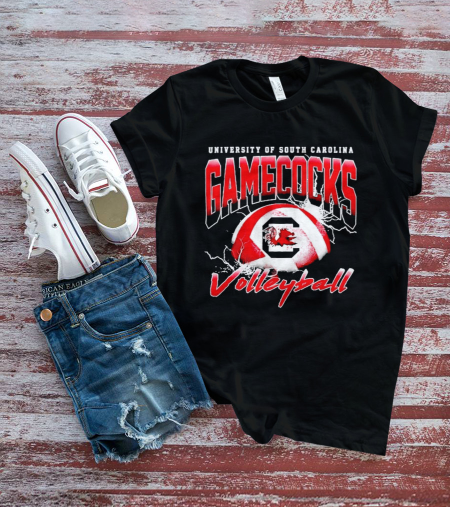 University Of South Carolina Gamecocks Volleyball Team T-Shirt