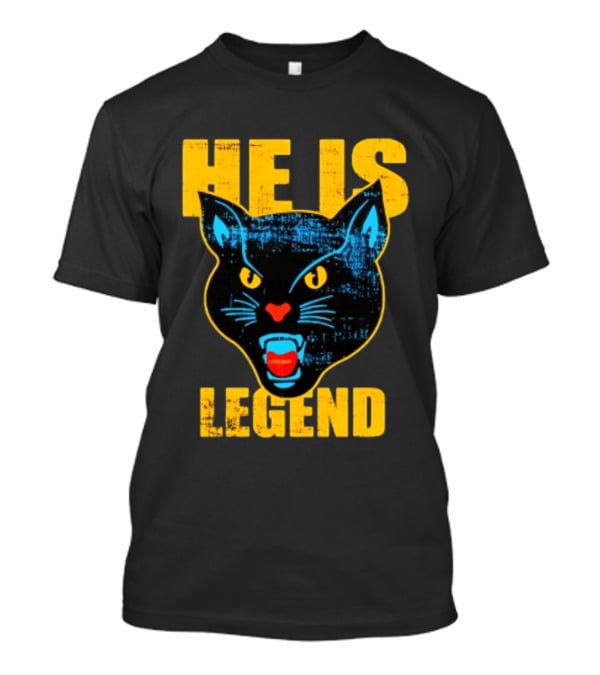 HE IS LEGEND Black Cat Fierce Panther T-Shirt