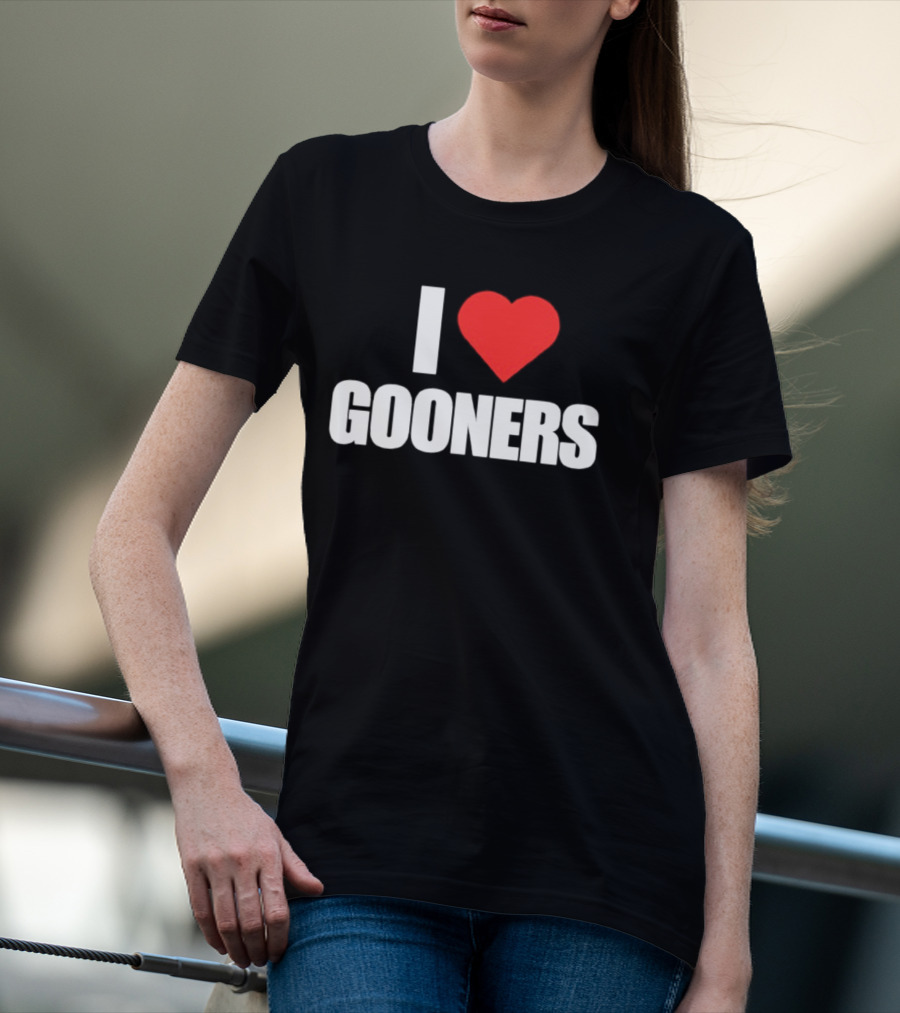 I Love Gooners Arsenal Fan Supporter T-Shirt
