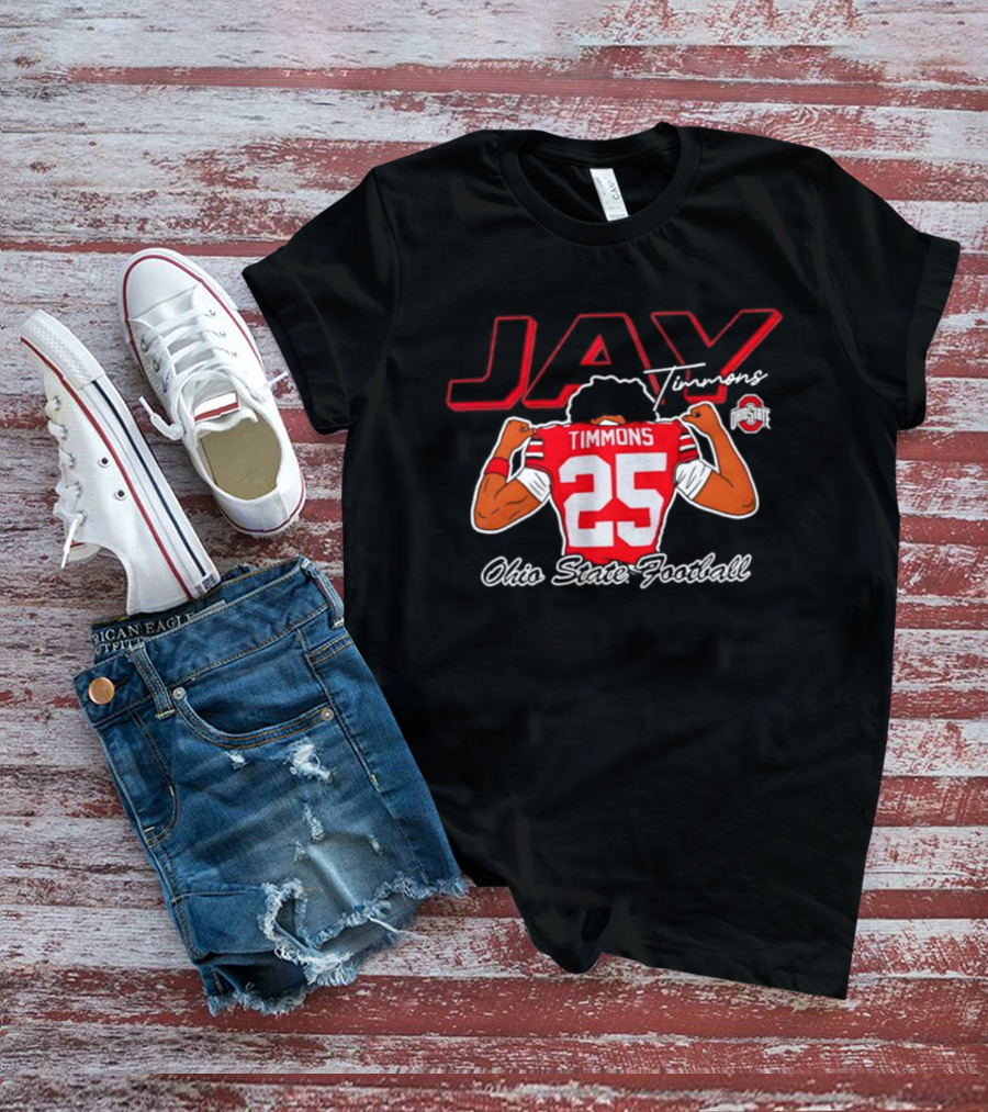 Ohio State Football Jay Timmons 25 Buckeyes T-Shirt