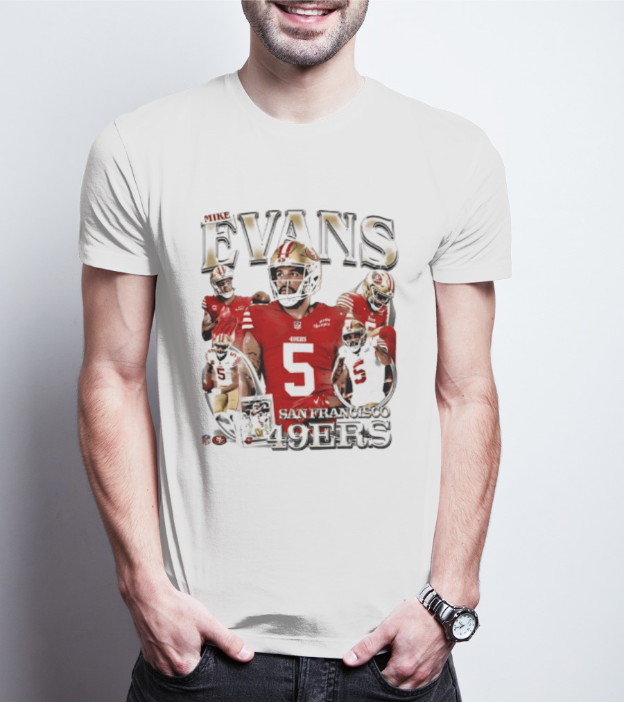 Mike Evans 49ers Player Collage San Francisco 2026 T-Shirt
