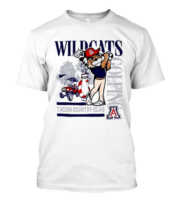 Wildcats Golfing At Tucson Country Club Arizona T-Shirt