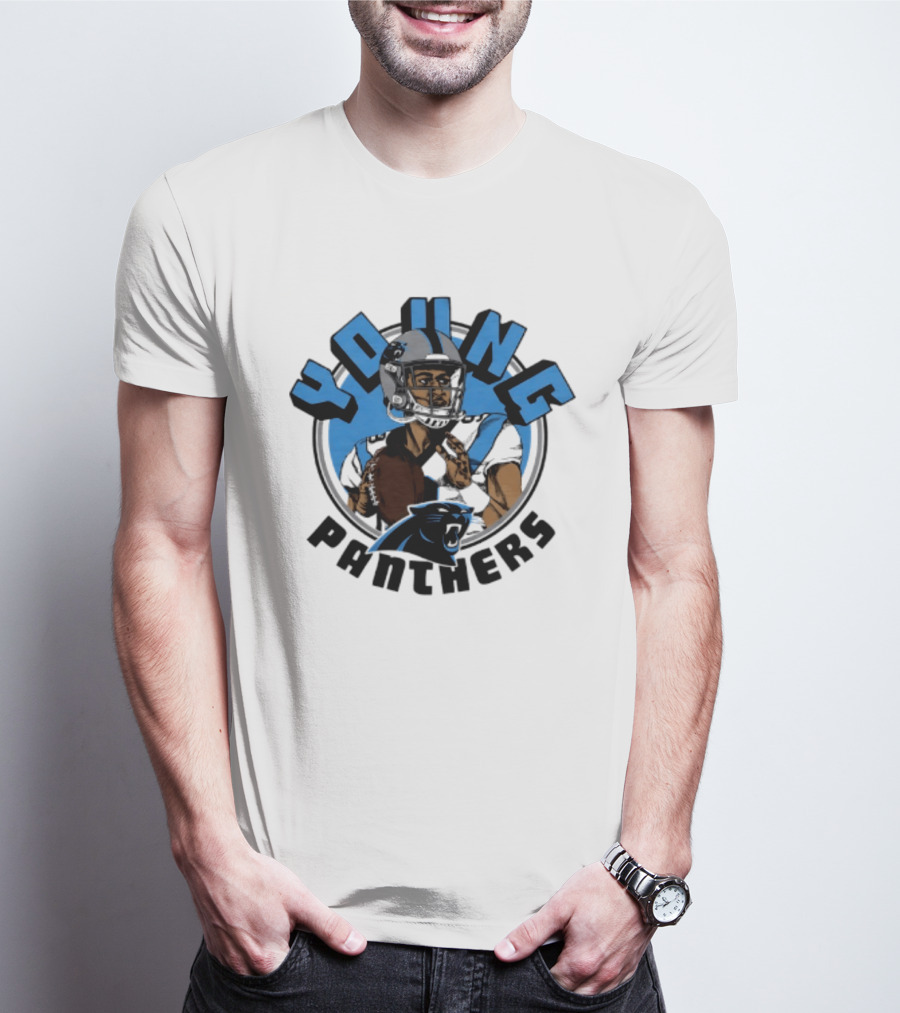 Bryce Young Carolina Panthers Football Star Quarterback T-Shirt