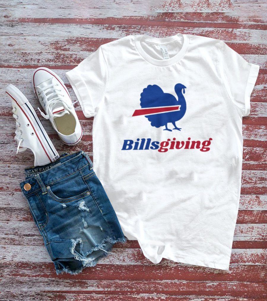 Buffalo Bills Turkey Billsgiving Thanksgiving T-Shirt