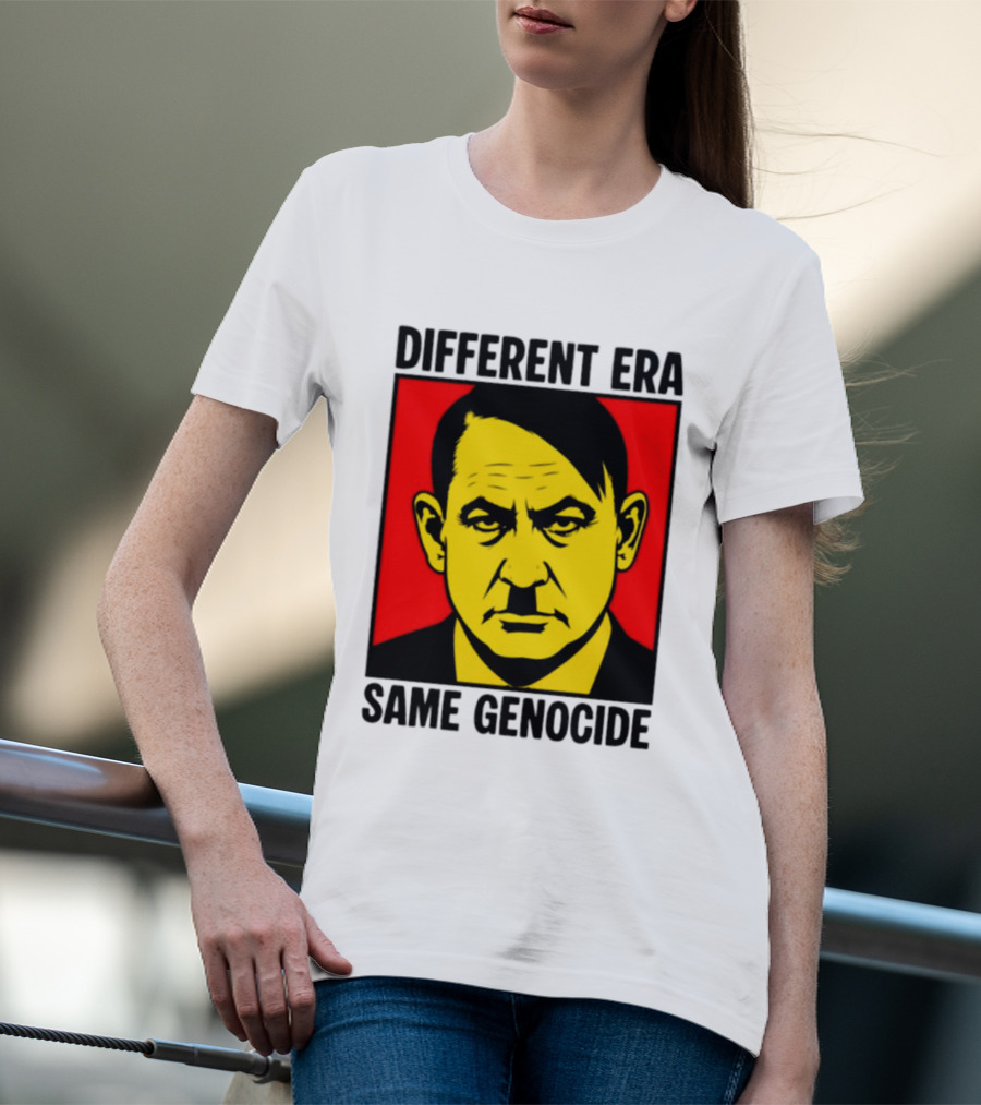 Different Era Same Genocide Protest Activism Iconic Political Commentary T-Shirt