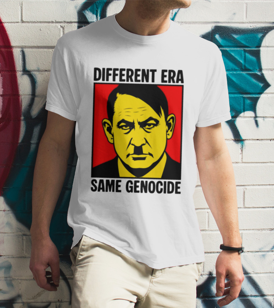 Different Era Same Genocide Protest Activism Iconic Political Commentary T-Shirt